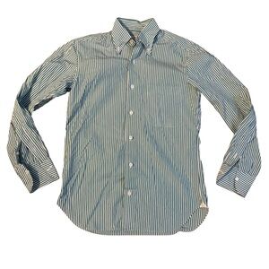 The Armoury Cotton Pencil Striped Button Down Size 15 | 38